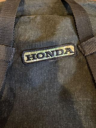 Vintage Honda Duffel Bag Motorcycle Gear Boot Chute 1980s 1990s ? 2