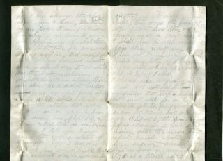 NOV 16 1864 CW LETTER IRA BROWN 188TH NYSV TO WIFE IDA CAMP OF THE 188TH 4 PAGES 2
