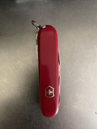 Red Swiss Army Style Pocket Knife Multi Tool