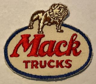 Vintage Mack Trucks Bulldog Embroidered Patch