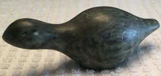 Soap Stone Carving Sculpture Of Bird Hand Made In Canada