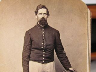 Civil War 5th York Cavalry Sergeant Cdv Photograph