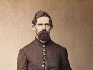 Civil War 5th York Cavalry sergeant cdv photograph 2