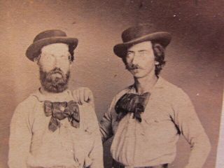 rare Civil War Colorado Territory US Cavalry soldiers in unusual uniforms cdv ' s 2