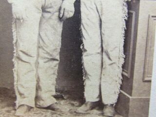 rare Civil War Colorado Territory US Cavalry soldiers in unusual uniforms cdv ' s 4