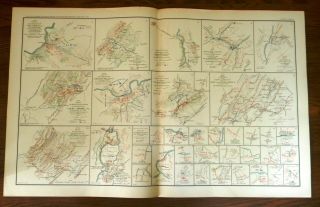 Civil War Atlas Maps; Hotchkiss: Virginia Battle - Fields; Valley Distr.