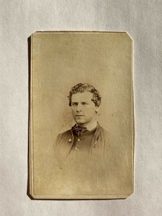 Civil War Soldier Cdv John C.  Ross 46th Pennsylvania