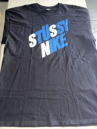 Stussy Nike Shirt Xxl Rare Vtg Box Logo Hypebeast Streetwear Japan Bape Undftd
