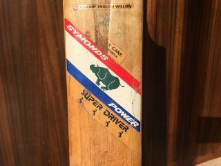 Vintage Symonds Driver Cricket Bat