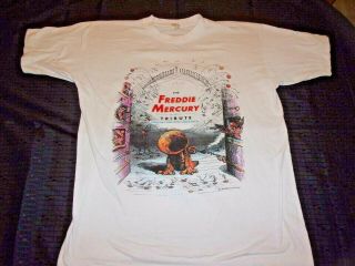 Freddy Mercury Tribute Concert Wimbley Stadium 1992 Vintage Tee T Shirt Xl 3