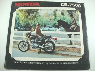 1978 Honda Cb - 750a Cb 750 A Hondamatic Oem Dealer Sales Brochure
