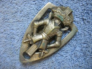 Dug Awesome Fraternal Sash Buckle From The Battle Of Spotsylvania Courthouse,  Va