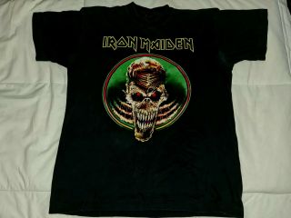Iron Maiden Fear Of The Dark 1992 Vintage Tour Shirt Size Xl