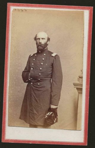 Civil War Cdv Union Colonel Henry O Ryerson 2nd/23rd/10th Nj Vols Kia