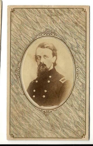 Civil War Cdv Union General Alfred Terry,  Fort Fisher,  Little Big Horn Campaign
