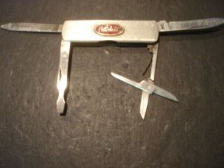 Vintage 4 - Blade 2 - 1/2 " Peterbilt Motors Co 1953 - 1958 Pocketknife W/logo