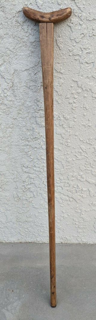 Civil War Era Wooden Crutch