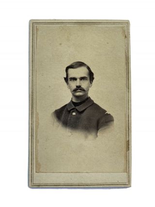 Civil War Soldier Cdv Colonel Henry S.  Russell 2nd Massachusetts Cavalry