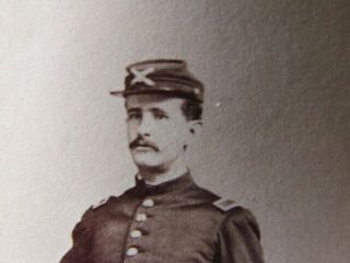 Civil War Artillery officer in San Francisco California cdv photograph 2