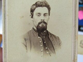 Possible Minnesota Civil War Cavalry Soldier Cdv Photograph