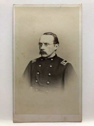 Civil War Era Cdv Lt.  Col.  Frederick Gaebel