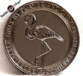 $1 Slot Token Coin Flamingo Hotel Casino 1965 Fm Franklin Las Vegas Nevada