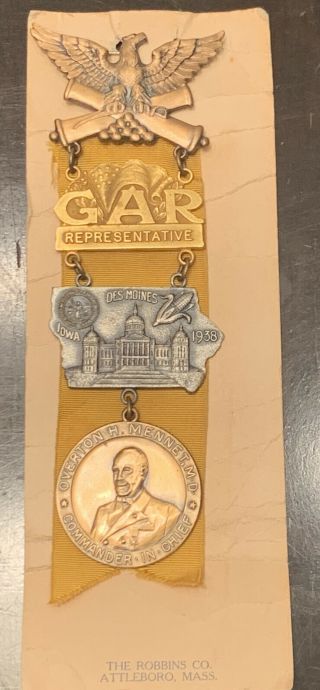 1938 Gar Encampment Badge/medal