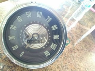 1953 - 1954 Chevrolet Belair Speedometer Vintage Restoration Hot Rat Rod