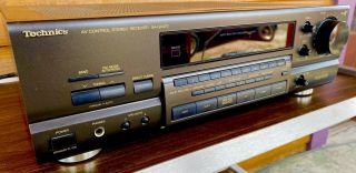 Vintage Technics Stereo Receiver Sa - Gx470 With Antenna Sounds Fantastic