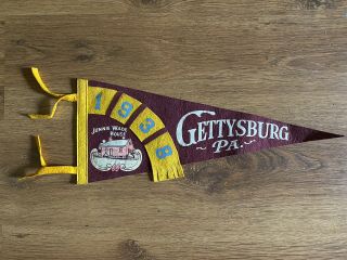 Gettysburg 75th Anniversary Souvenir Pennant 1938