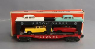 Lionel 6414 Vintage O Evans Autoloader With 4 Automobiles/box