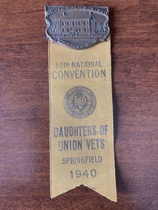 50th National Convention Daughters Of Union Veterans Of The Civil War Ribbon