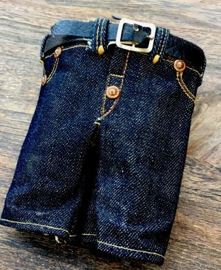 Vintage Buddy Lee Doll Cowboy Pants Jeans And Belt
