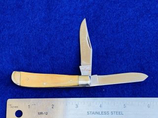 Vintage Parker Cut Co “old Trapper” Folding 2 Blade Pocket Knife