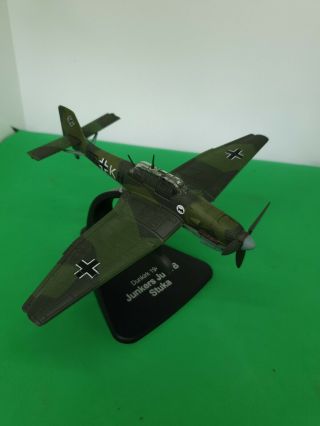 Diecast Model Atlas Editions.  Junkers Ju 87b Stuka.  Dunkirk 1940