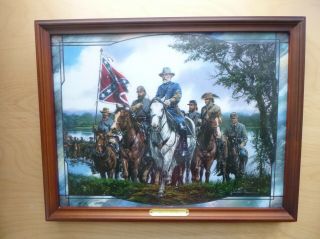 John Paul Strain: Pride Of The South,  Bradford Exchange Lighted Stained Glass