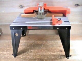Vintage Sears/craftsman 171.  25443 18 " X 13 " X 11 " Router Table W/ Vacuum Port