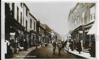 Vintage Animated Postcard,  High Street,  Bromyard,  Winslow,  Herefordshire,  1942,  Rp