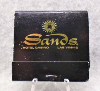 Vintage The Sands Casino Hotel Las Vegas Matchbook Sinatra / Rat Pack
