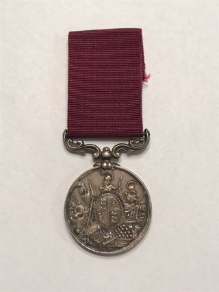 Victorian British Army Long Service & Good Conduct Medal - Cr.  Serjt - Pin/badge