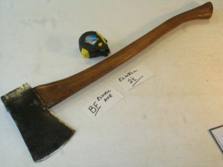 Old Vintage Elwell 21/2 Lb Felling Axe Very Collectable And Usable Old Tool