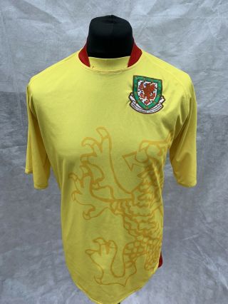 Mens Wales Football Shirt Vintage Kappa Size L