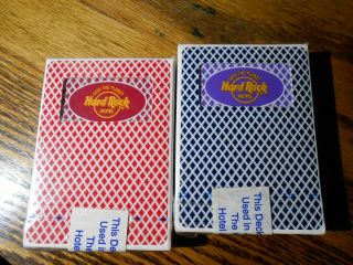 2 Decks Of Hard Rock Hotel Casino Playing Cards Las Vegas And