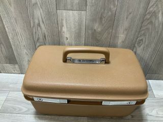 Vintage Samsonite Concord Train Case Makeup Cosmetic Suitcase w/KEYS 3