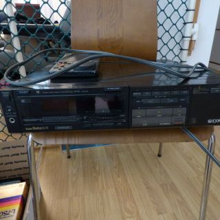 Vintage Sony Betamax Video Cassette Recorder Sl - Hf750 Not,  Remote