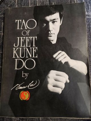 Tao Of Jeet Kune Do Vintage Publication By Bruce Lee Paperback Large Good Condi