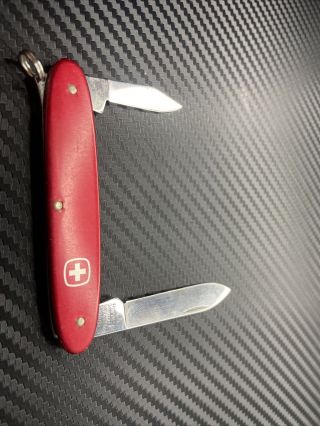 Wenger Delemont Swiss Army Knife Patriot Red Smooth Alox