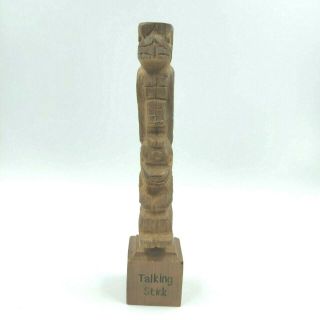 Vintage Talking Stick Franklin Covey 6 3/4 " Resin Totem Pole