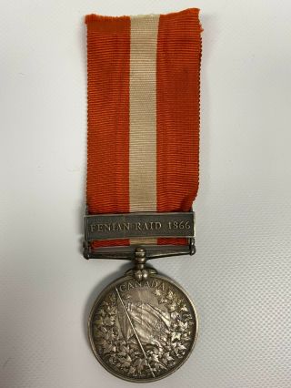 1866 Canada Fenian Raid Military Medal