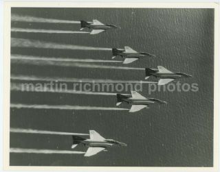 Us Navy Mcdonnell Douglas F - 4 Phantom Formation Large Photo,  Bz849